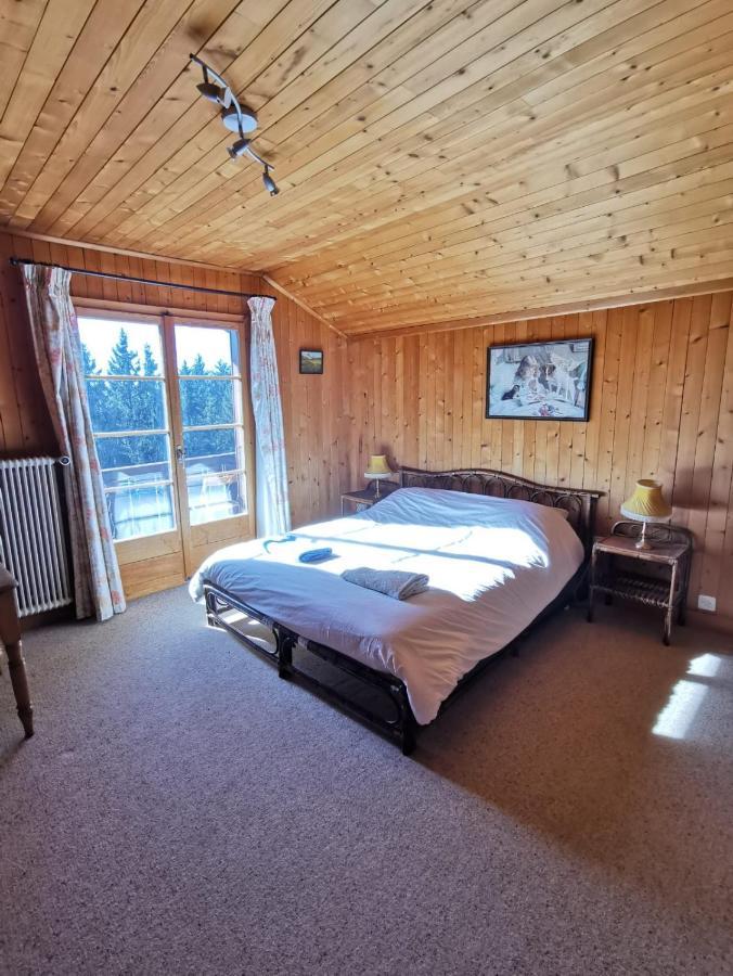 Chalet Traditionnel Avec Jacuzzi Exterieur Bex Exteriér fotografie